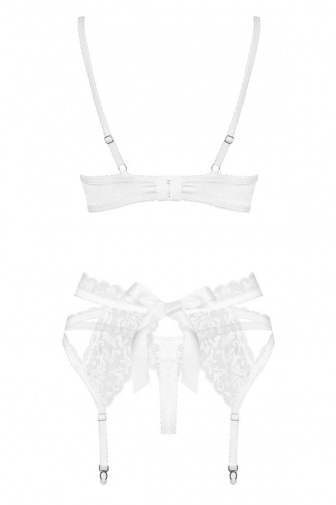 Obsessive - 871-SEG-2 3 pcs Set - White - L/XL photo