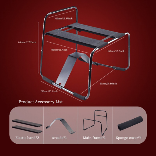 MT - Sex Stool Patch Base - Black 照片