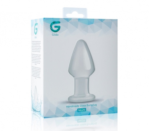 Gildo - Glass Buttplug No.25 - Clear photo