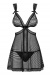 Obsessive - Swanita Babydoll & Thong - Black - S/M photo-5