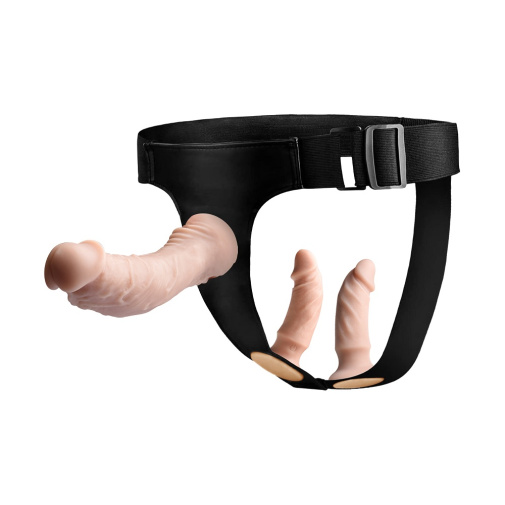 Erokay - 三重穿透 穿戴式束带连震动假阳具 照片