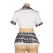 Ohyeah - Student Pleated Skirt Costume - White - XL 照片-7