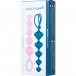 Satisfyer - 后庭串珠套装 - 蓝 & 粉红色 照片-8