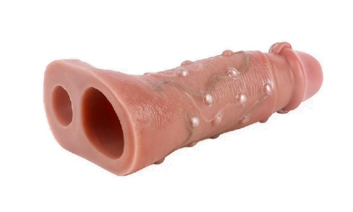FAAK - Bead Realistic Penis Sleeve - Skin photo