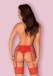 Obsessive - Rediosa 吊袜带 - 红色 - L/XL 照片-6