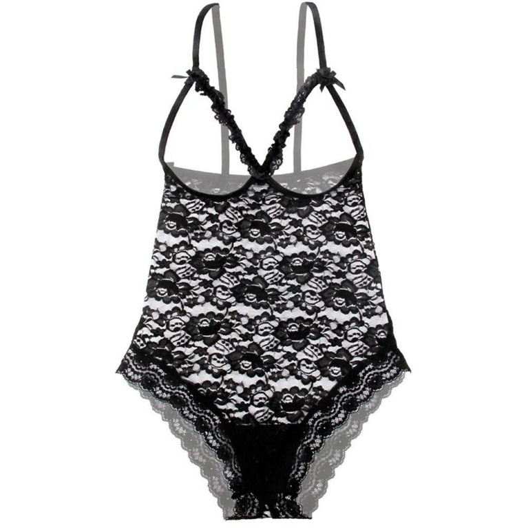 Secrets - Remote Control Vibrating Peek-A-Boo Teddy - Black photo