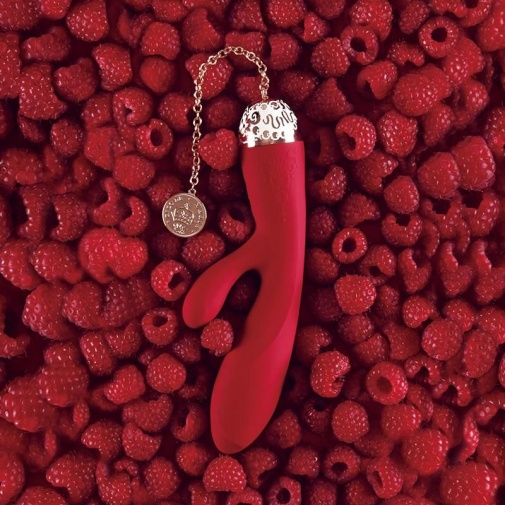 Zalo - Rosalie APP Rabbit Vibrator - Bright Red photo