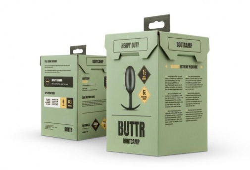 BUTTR - Heavy Duty Butt Plug - Black photo