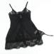 Ohyeah - Soft Sheer Babydoll - Black - 3XL photo-7