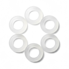 Boners - 阴茎环 6 件套装 - 透明 照片