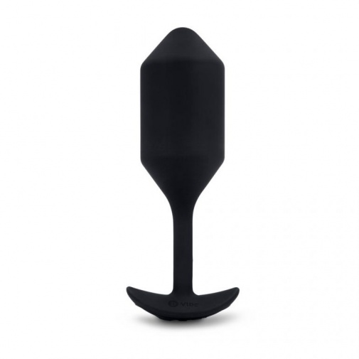 B-Vibe - Vibrating Snug Plug 4 - Black photo