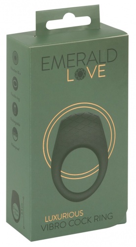Emerald Love - 奢华阴茎环 - 绿色 照片