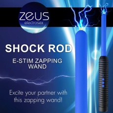 Zeus Electrosex - Shock Rod E-Stim Wand - Blue 照片