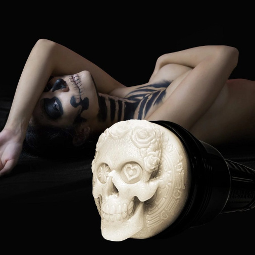 Fleshlight - La Calavera Fantasy Masturbator - White 照片
