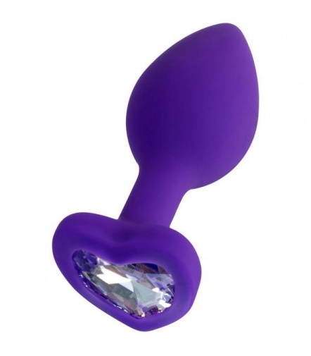 ToDo - Diamond Heart Anal Plug S - Purple photo