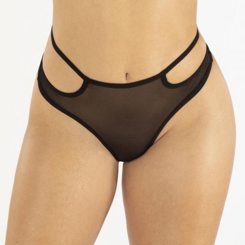 Underneath - Zara Panties Set 3 pcs  - Black - L/XL photo