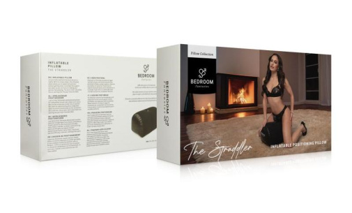 With its unique and ergonomic design, this inflatable pillow... Bedroom Fantasies - Straddler Inflatable Pillow - Black photo
