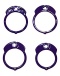 Locked in Lust - Vice Standard Chasity Cage - Purple 照片-6