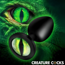 Creature Cocks - Green Eye Plug S - Black 照片