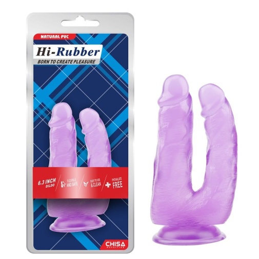 Chisa - 6.3″ Double Dildo - Purple photo