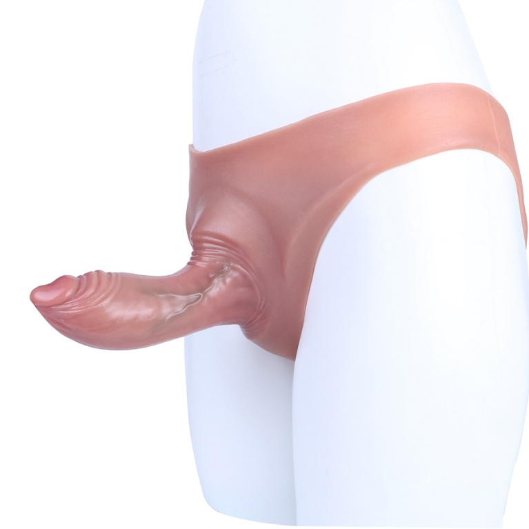 FAAK - 仿真空心陰莖褲 11cm 照片