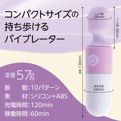 Fact - MyRhythm Mini Massager - Purple photo