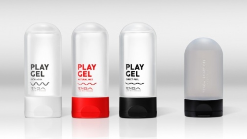 Tenga - Play Gel 自然水潤潤滑劑 - 紅色 - 160ml 照片