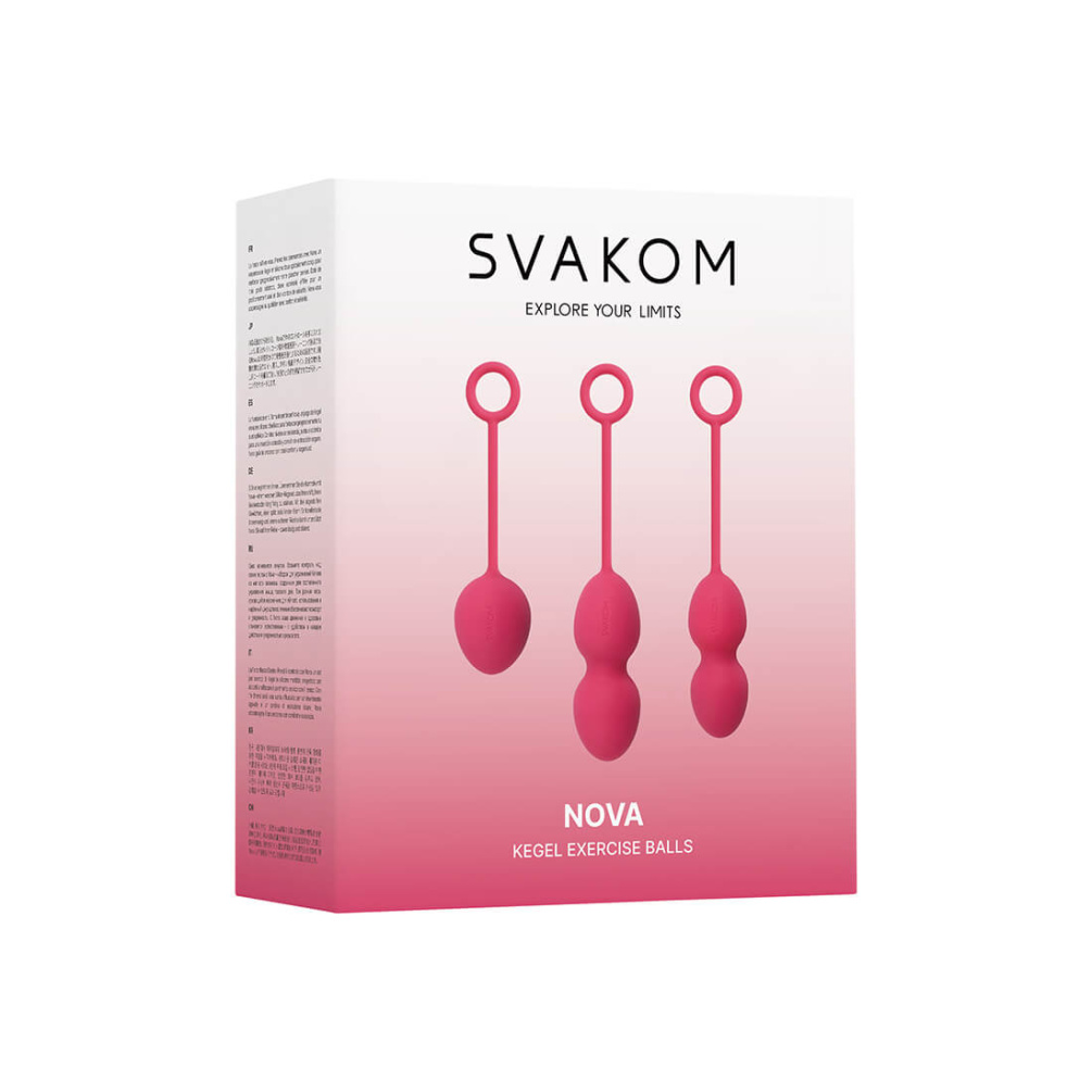 SVAKOM - Nova Kegel Balls - Plum Red photo-13
