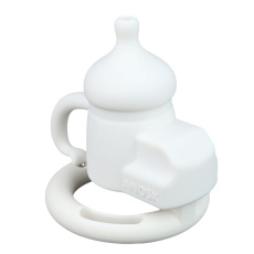 FAAK - Silicone Chastity Cage 121 - White photo