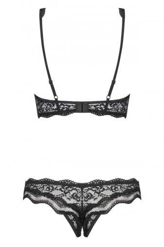 Obsessive - Luvae Cupless Set - Black - L/XL photo