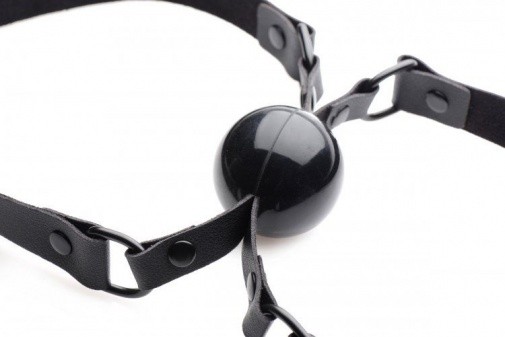 Master Series - Doppleganger Double Mouth Gag - Black photo