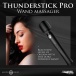 Master Series - Thunderstick Pro 强力灵活按摩震动棒 - 黑色 照片-3