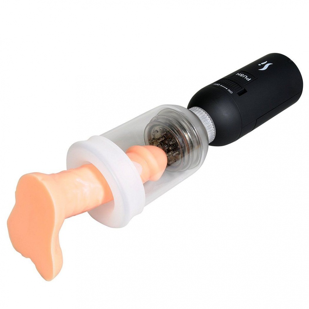 It is an onerhole that can be "tip-tipped" by suct... A One - Grand Striker Vibration Masturbator photo-7