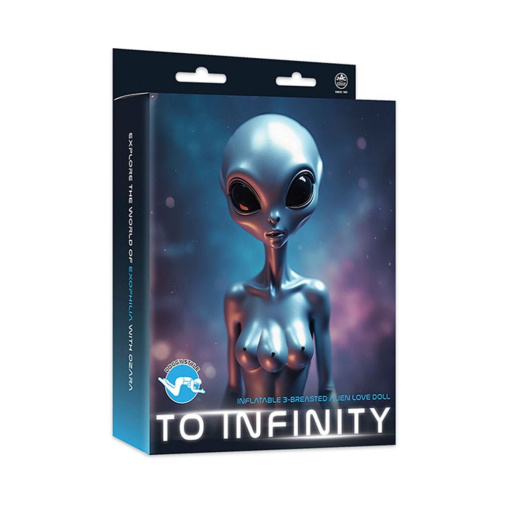 NMC - Infinity Ailen Infantable Doll - Silver photo