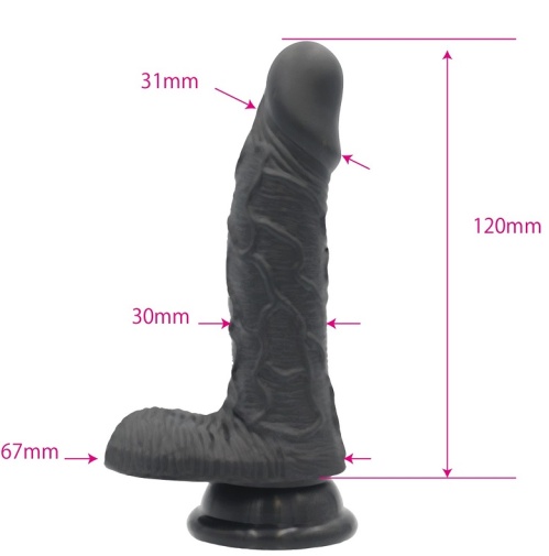 Boss - Backdoor SC Dildo S - Black photo