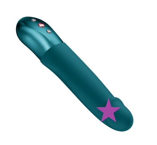 Fun Factory - Stronic Real 抽插式脉冲震动器 - 深绿色 照片