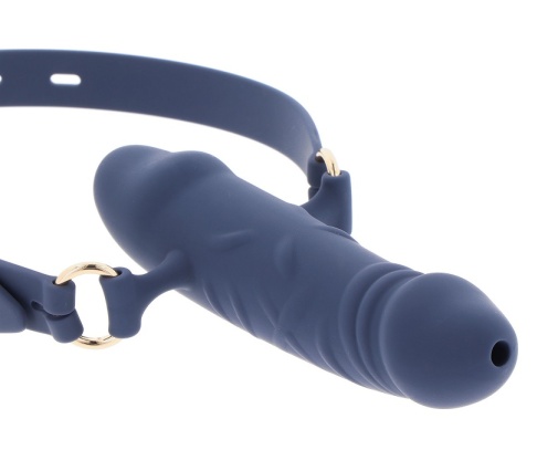 Taboom - Supreme Breathable Penis Gag - Blue photo