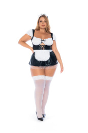 Mapale - 60043 French Maid Costume - Black - 1X/2X photo