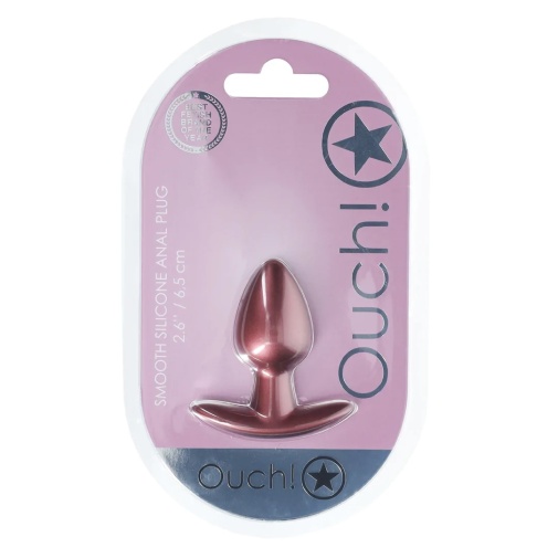 Ouch - Smooth Anal Plug S - Rose Gold photo