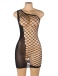 Ohyeah - Glitter Fishnet Dress - Black - M photo-6