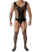 Cut4men - Ravage Men Bodystocking - Black - S/M 照片