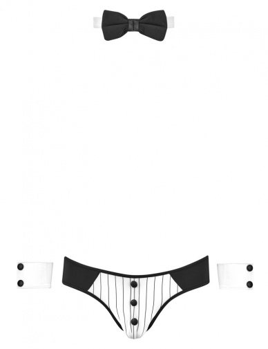 Svenjoyment - 男士護襠套裝 - 黑色 - 加大碼 照片