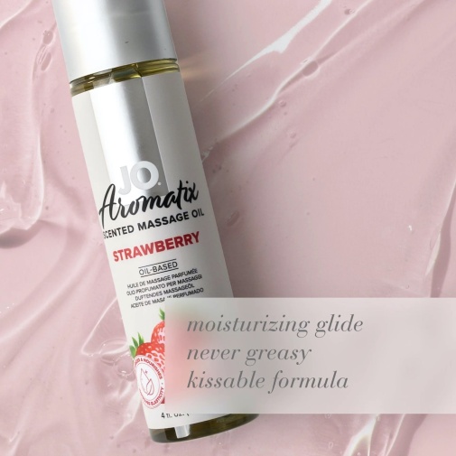 JO - Aromatix 草莓味按摩油 - 120ml 照片