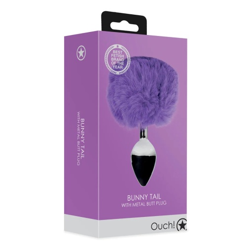 Ouch - Bunny Tail Plug - Purple photo