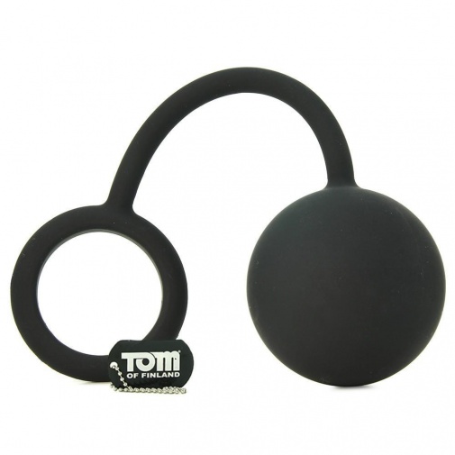 TOF - Silicone Cock Ring with Heavy Anal Ball photo