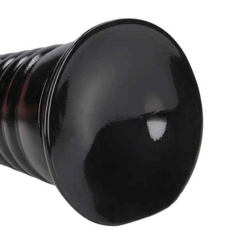 Ouch - Twisted Vortex Anal Plug - Black photo