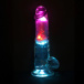 RealRock - 7" LED Vibro Dildo w Balls - Clear 照片-10