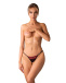Obsessive - Parisel Crotchless Thong - Burgundy - 2XL/3XL photo-3