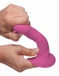 Squeeze-It - 10X Vibro Dildo - Pink photo-6