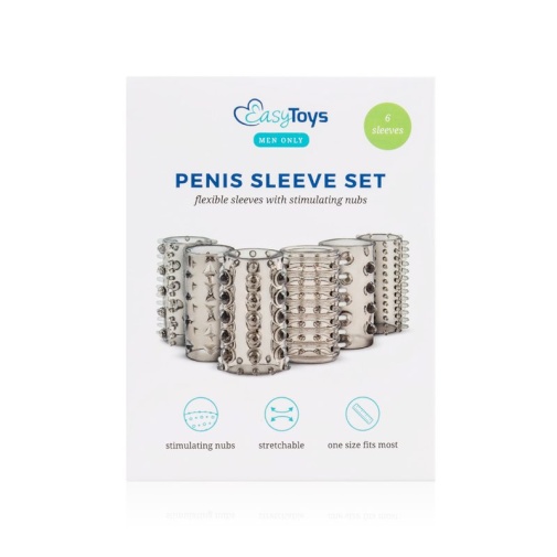 Easytoys - Penis Sleeve 6pcs Set photo